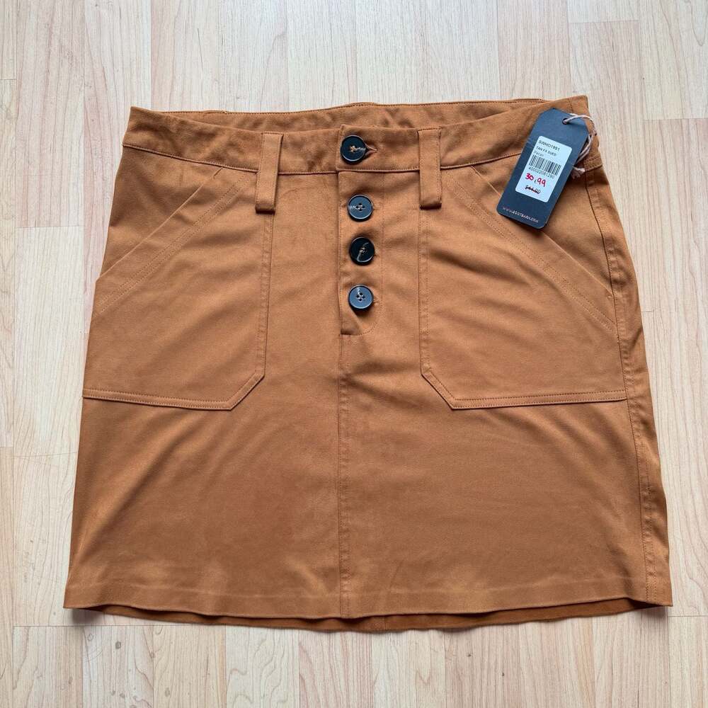 Shyanne Boot Barn Faux Suede Button Skirt Western Rodeo Country Autumn Large